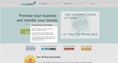 Desktop Screenshot of easytweets.com